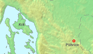Plitvice on the map